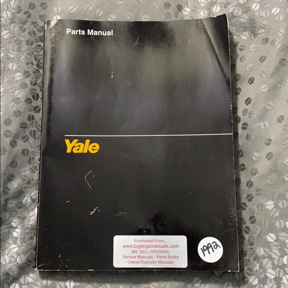Yale Fork lift Parts Manual
